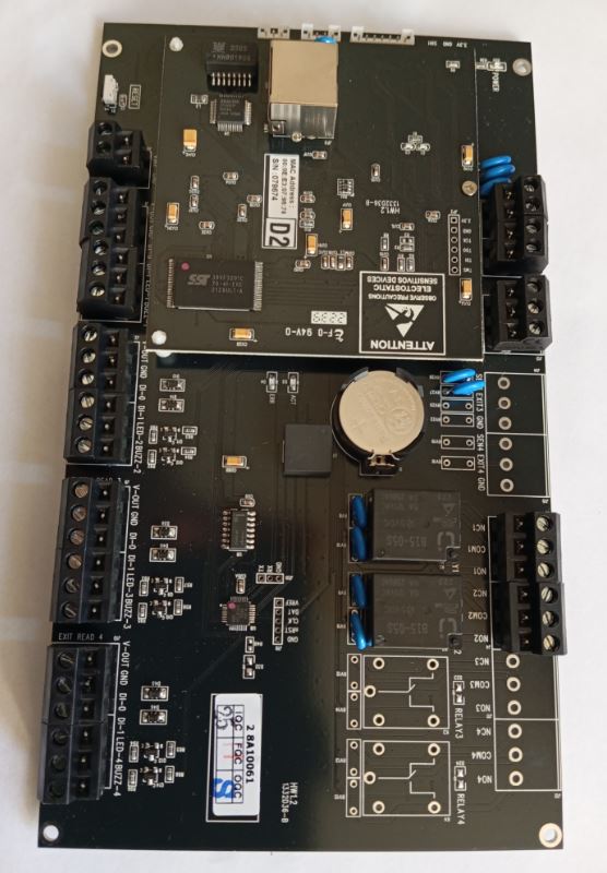 SEMAC D2 két ajtós központ panel, TCP/IP, webszerver